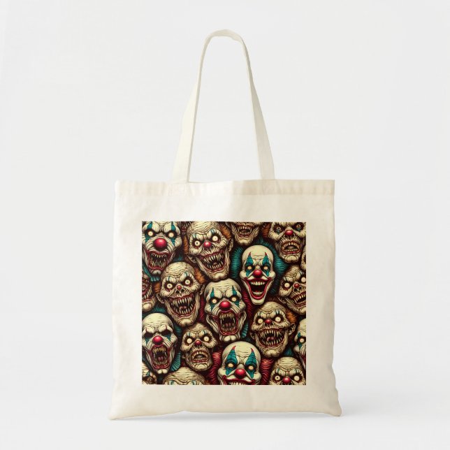Bolso De Tela Payasos horrorosos Halloween (Frente)