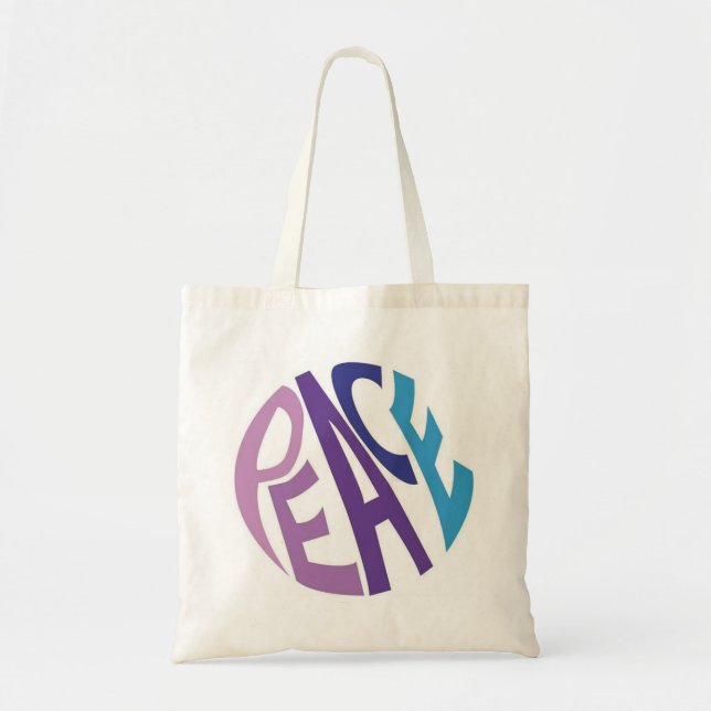 BOLSO DE TELA PAZ (Frente)