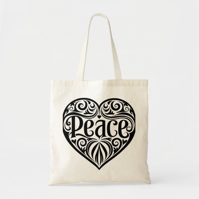 Bolso De Tela paz (Frente)