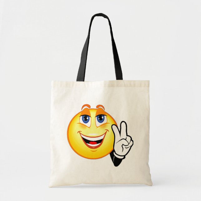 Bolso De Tela Paz (Frente)