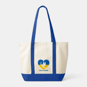 Bolso De Tela Paz a Ucrania