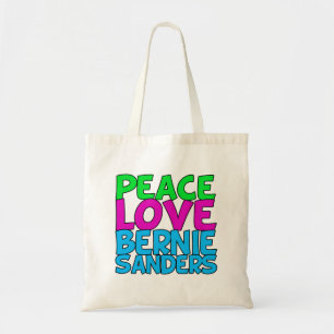Bolso De Tela Paz Amar a Bernie Sanders