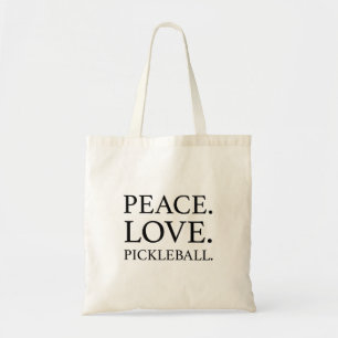 Bolso De Tela Paz amor Pickleball