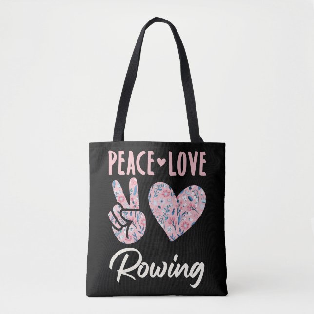 Bolso De Tela Paz Amor Ring (Anverso)