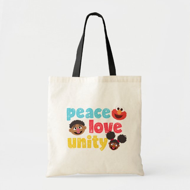 Bolso De Tela Paz Amor Unidad (Frente)