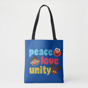 Bolso De Tela Paz Amor Unidad