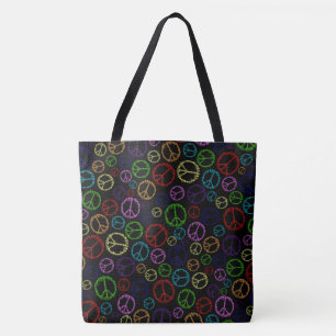 Bolso De Tela Paz de cráneo