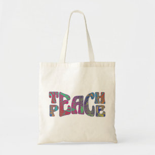 Bolso De Tela Paz de enseñanza