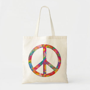 Bolso De Tela Paz del poder de las flores