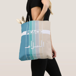 Bolso De Tela Paz en la Tierra