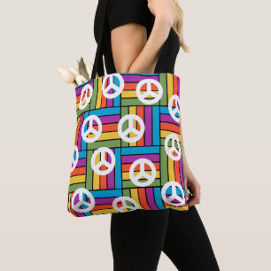 Bolso De Tela Paz en los años 1970