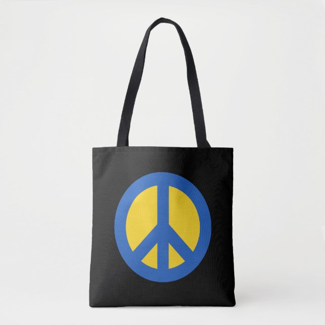 Bolso De Tela Paz en Ucrania (Anverso)