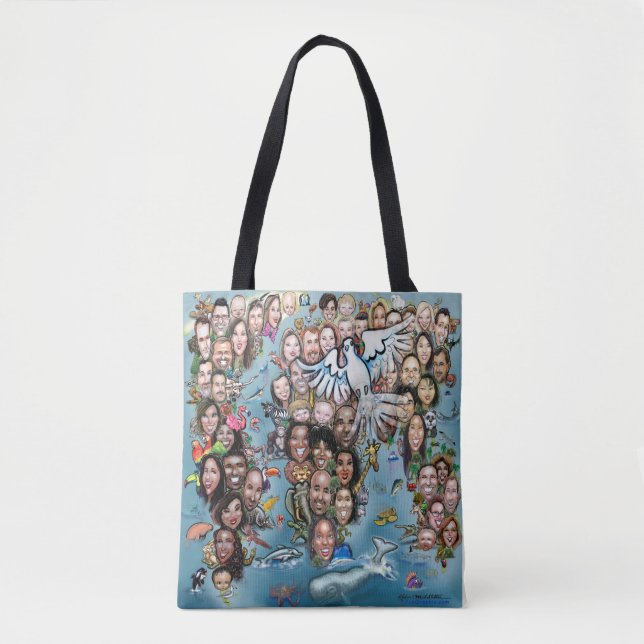 Bolso De Tela Paz global (Anverso)