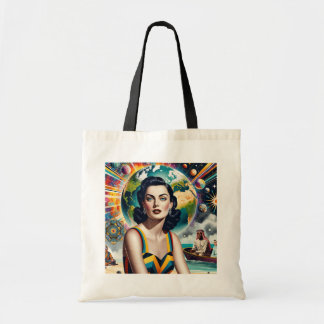 Bolso De Tela Paz Mundial