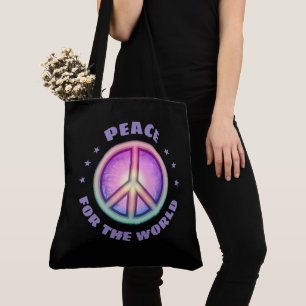 Bolso De Tela Paz para el ☮ Mundial