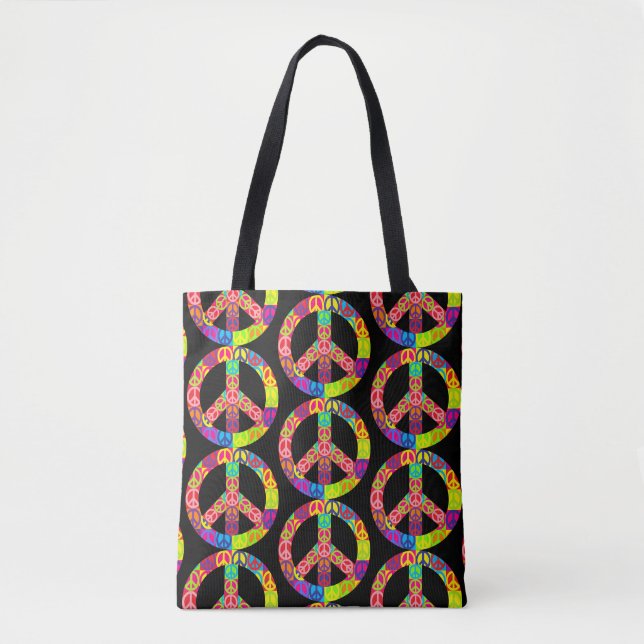 Bolso De Tela Paz Patchy (Anverso)