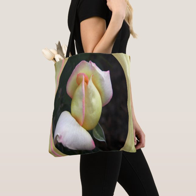 Bolso De Tela Paz Rosa Amor...... (Detalle)