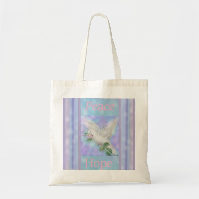 Bolso De Tela "Paz y esperanza" (Frente)
