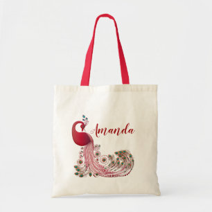 Bolso De Tela Peacock