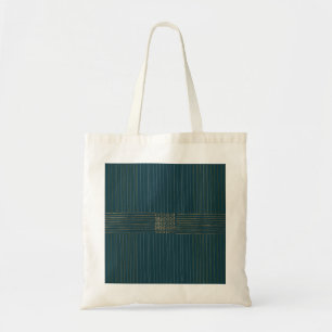 Bolso De Tela Peacock dorado