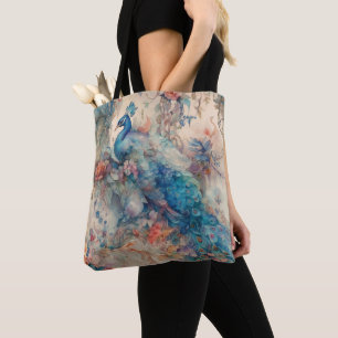 Bolso De Tela Peacock elegante