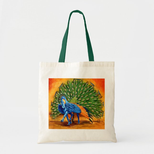 Bolso De Tela Peacock Pegasus (Frente)