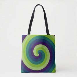 Bolso De Tela Peacock Whirlwind