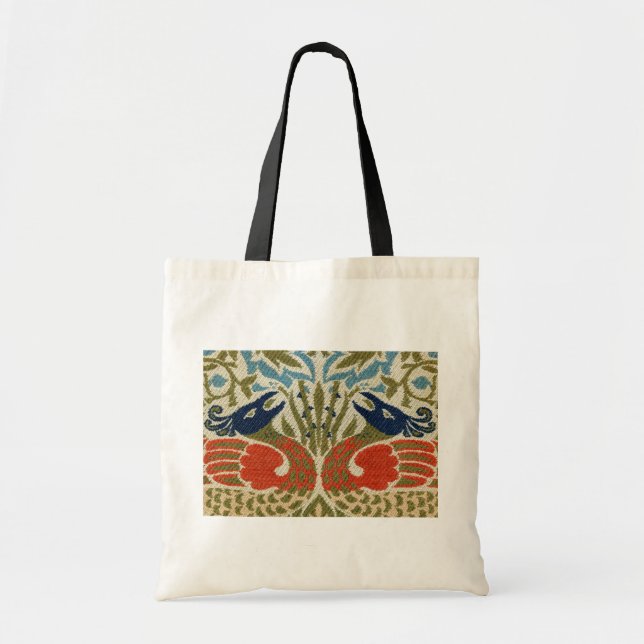 Bolso De Tela Peacock, William Morris (Frente)