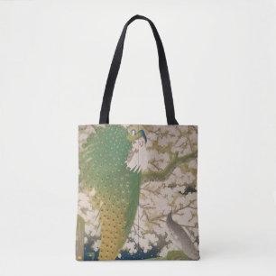 Bolso De Tela Peacocks y cerezo (1925)
