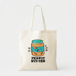 Bolso De Tela Peanus but-ter Funny Food Pun