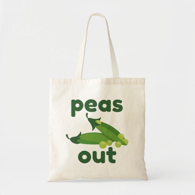 Bolso De Tela Peas Out (Frente)