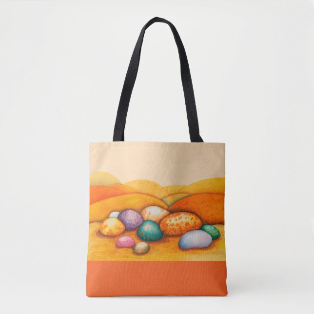 Bolso De Tela Pebbles Tote Bag (Anverso)