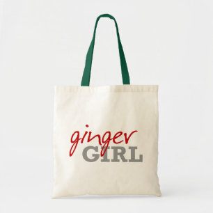 Bolso De Tela Pecas del Redhead del chica del jengibre