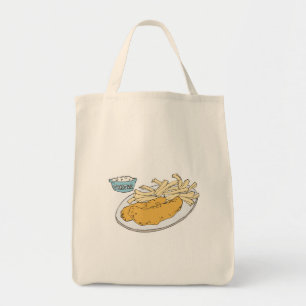 Bolso De Tela peces y fichas