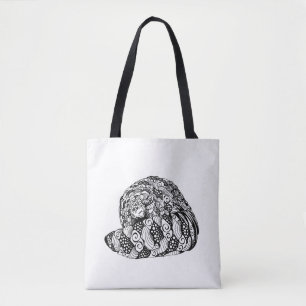 Bolso De Tela "Peek-a-Boo" Diseño pangolin Tote Bag