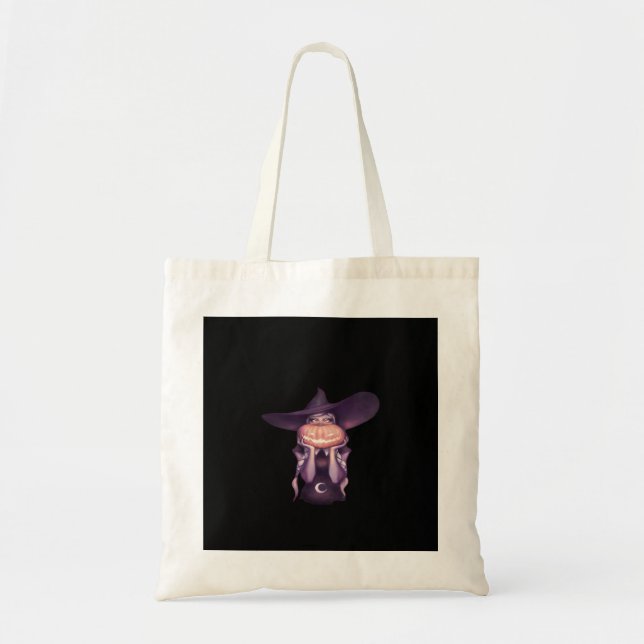 Bolso De Tela Peekabo Pumpkin (Frente)