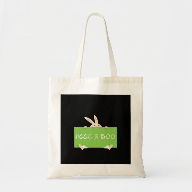 Bolso De Tela Peekaboo Bunny (Frente)