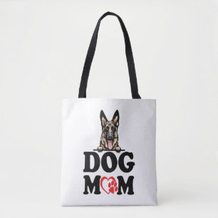 Bolso De Tela Pegatinas del Pastor Alemán - Madre del Perro Past