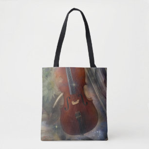 Bolso De Tela Pegue un acorde con este diseño musical hermoso