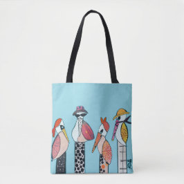 Bolso De Tela Pelican Ladies Tote