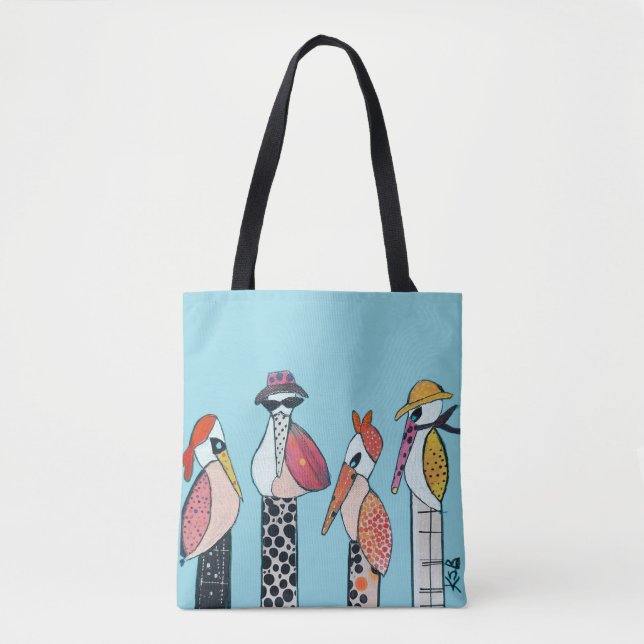 Bolso De Tela Pelican Ladies Tote (Anverso)