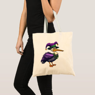 Bolso De Tela Pelican Mardi Gras - Diversión de carnaval para am