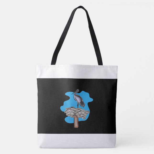 Bolso De Tela Pelícano (Anverso)
