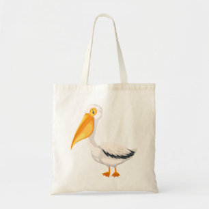 Bolso De Tela Pelícano del dibujo animado