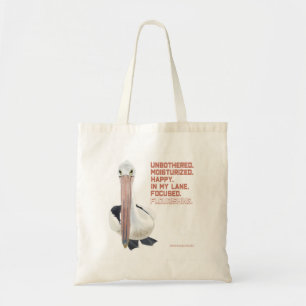Bolso De Tela Pelícano floreciente