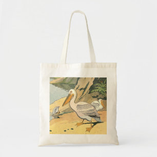 Bolso De Tela Pelícanos en el puerto