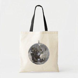 Bolso De Tela Pelota de disco plateado