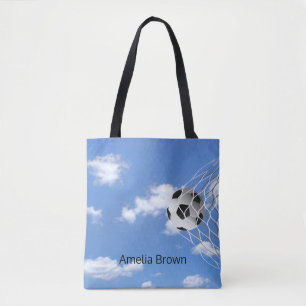 Bolso De Tela pelota de fútbol en red