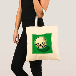 Bolso De Tela Pelota De Golf En Verde