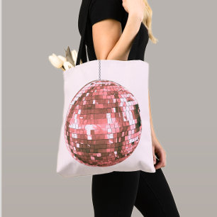 Bolso De Tela Pelota Disco Rosa Caliente, Girona Carry All, Esti